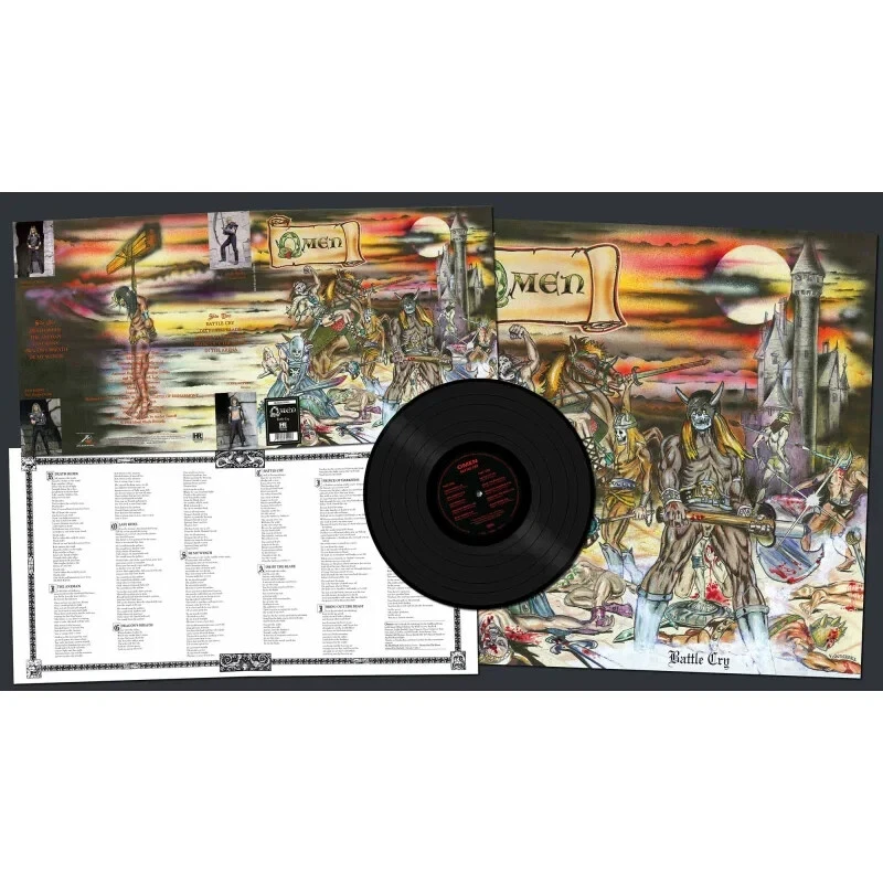 OMEN BATTLE CRY LP Heavy Metal warlord acid sodom kreator exciter manilla road - Image 2 of 2