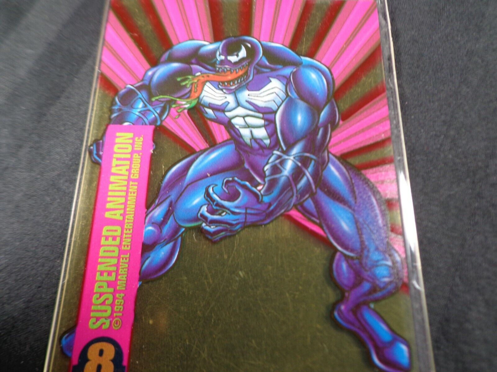 VENOM SUSPENDED ANIMATION Marvel Cards 1994 Universe #8 of 10 MINTY RARE |  eBay