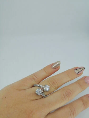 Bigiotteria Argento Strass pietra principale zircone