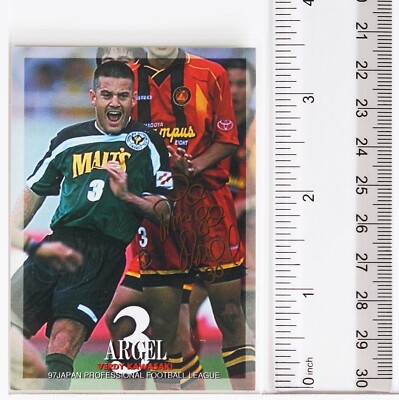 Argel No.63- 1997 Calbee J league chips soccer card | eBay