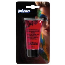 Rotes Aqua Make-Up / Halloween Karneval Fasching Farben Kostüm Schminke Teufel