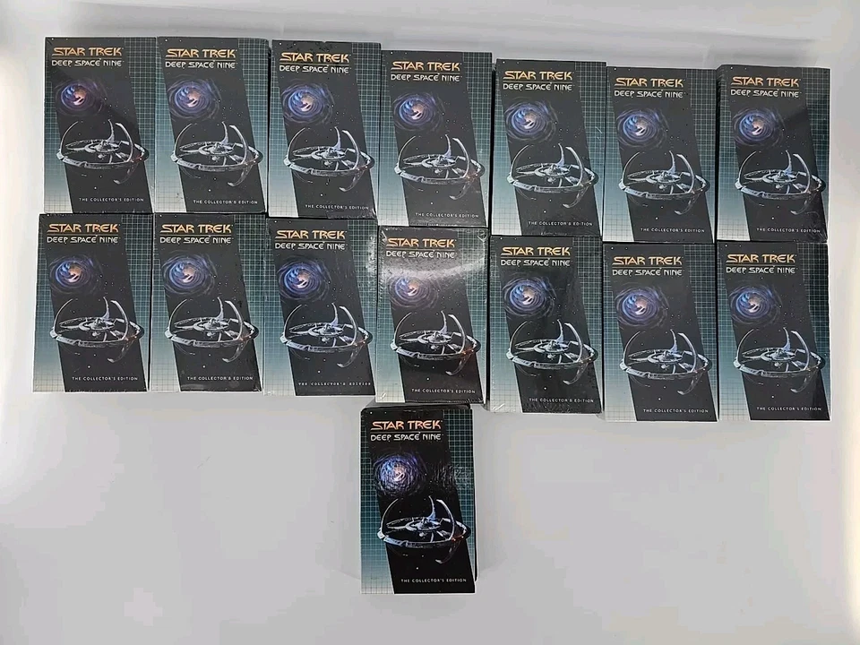 VINTAGE  14 NEW+1 USED Star Trek Deep Space Nine Collector's Edition VHS 90's Foto 2 de 4