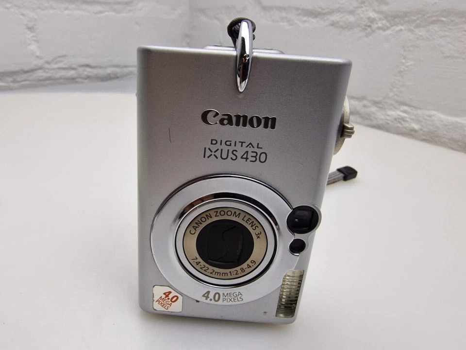 Canon Digital IXUS 430 / PC1086 4,0 MP Digitalkamera - Silber - Bild 4 von 4