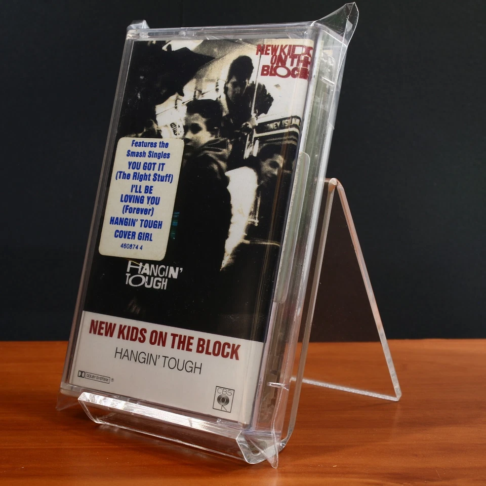New Kids on The Block ~ Hangin Tough Cassette w/ Front Sticker & Plastic Sleeve - Image 2 of 4