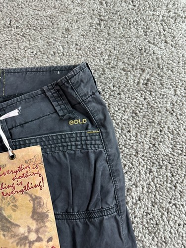 Anama Cargo Pants Womens 27 Charcoal Gray Straps Zipper Legs Moto Cyber Ladies - 第 7/15 張圖片