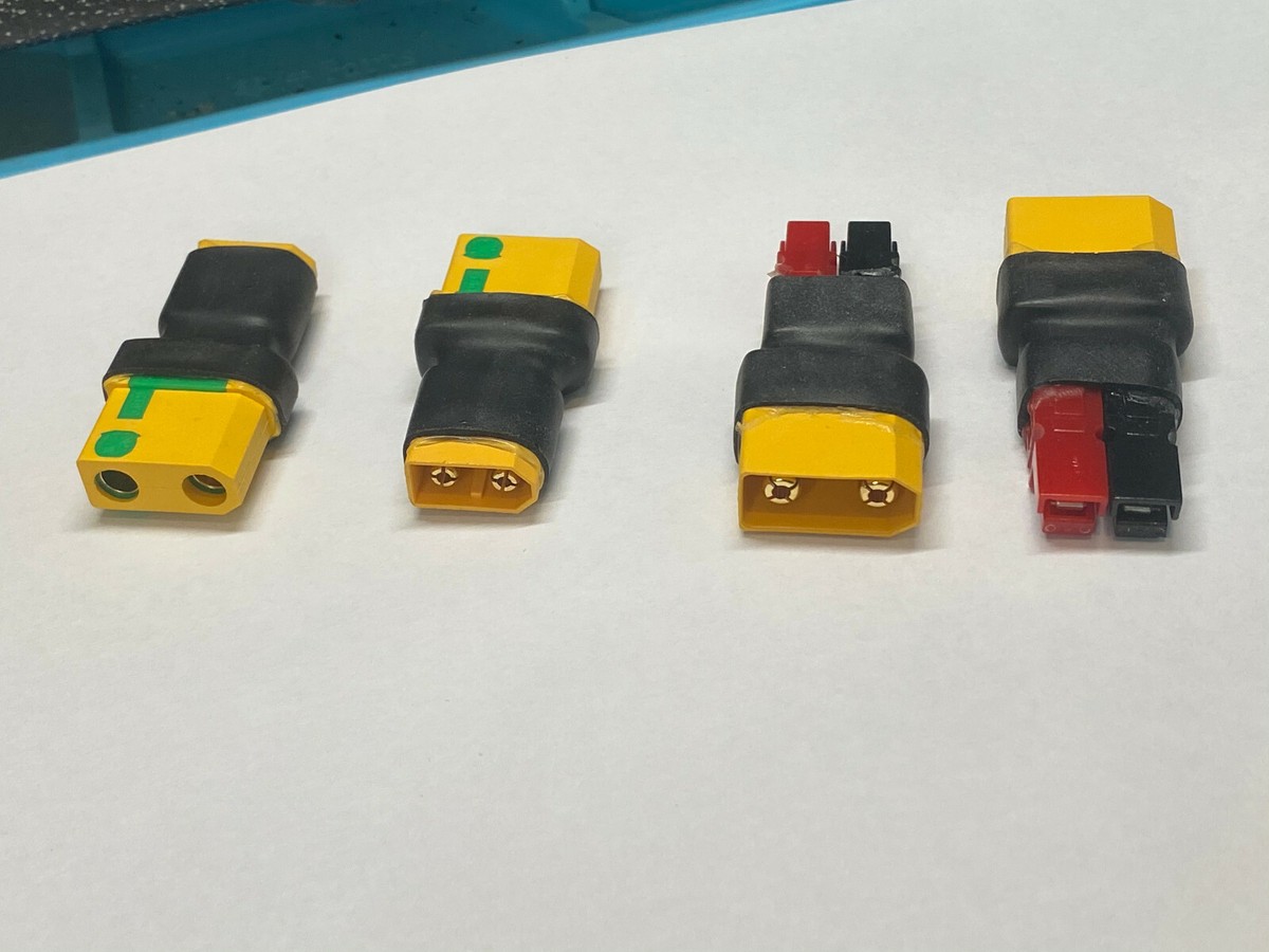 E-Bike Connector Set - 2x XT60 to Anti Spark XT90 & 2x XT90 to ...