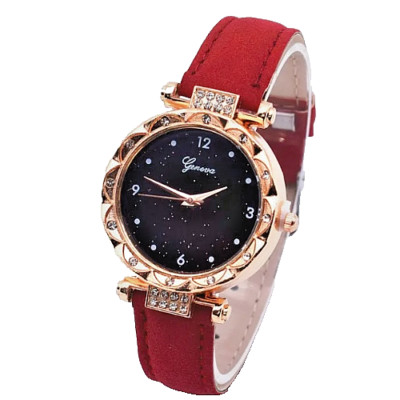Damenuhren 5 Stück Luxus Konvolut Strass, Armband Quarzuhr.