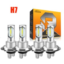For Mercedes-Benz C250 C300 C350 - 4pc Combo Headlight High  Low Beam LED Bulbs