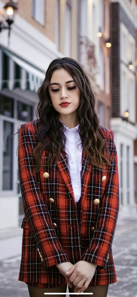 ZARA ダブルブレストオーバーコート MEX 40 レッド ZARA ダブルブレストオーバーコート MEX 40 レッド ZARA ダブル