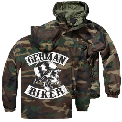 Herren Männer Schlupfjacke Windbreaker German Biker motorrad chopper custom bike