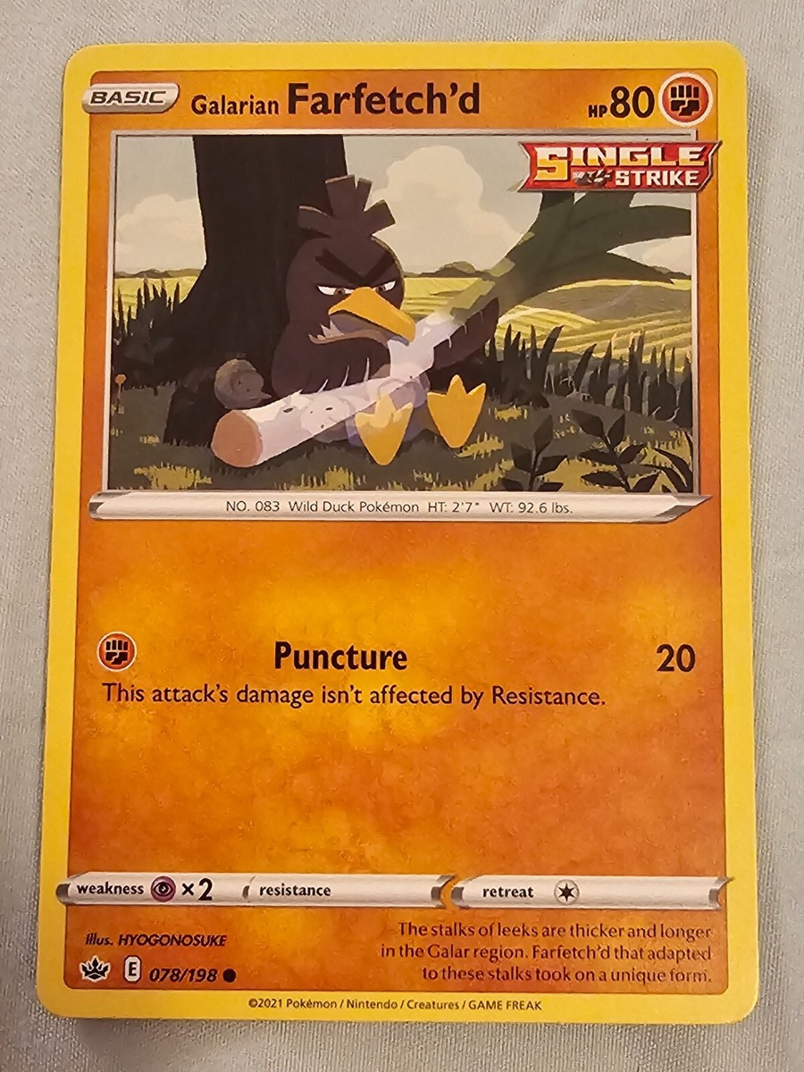 How to evolve Galarian Farfetch'd into Sirfetch'd in Pokemon Sword and