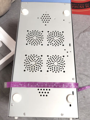 NEW IN BOX VINTAGE ATX TOWER PC CASE: blue silver retro sleeper AGM-3000 EZ-4000 - Picture 18 of 18
