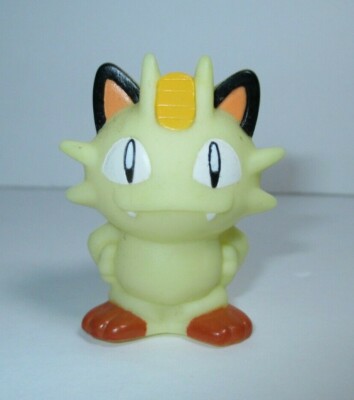 2012 Pokemon Finger Puppet Meowth Figure Gotta Catch Them All Nintendo Bandai