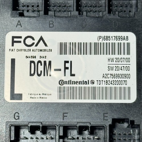 π 2022 RAM BIG HORN 1500 POWER DOOR CONTROL MODULE FRONT LEFT DRIVER SIDE OEM - Picture 6 of 8