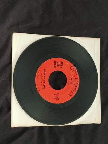 Rare Vintage Billy Joe Royal 45 Deep Inside Me / Heart's Desire VG Condition - Picture 9 of 10