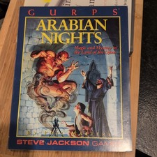 GURPS Arabian Nights Roleplaying Expansion SC Book Steve Jackson Games RPG