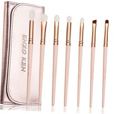 Natural Eye Shadow Brush Set Professional, Blending Full Brush Set Goat Hair
