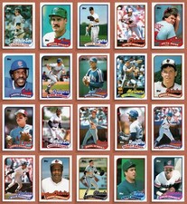 1989 Topps Baseball Cards Set Break You Pick Choose Your Card ⭐️ FREE SHIPPING ⭐