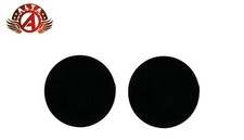 2x ALTA Recessed Cup-Style Chopper Handlebar End Caps Press Fit Black Bar Plugs.