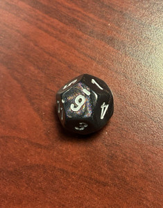 DICE Chessex BOREALIS SMOKE GREY SINGLE D12