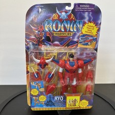 Ronin Warriors Ryo Playmates 1999 MOC Complete Vintage Anime Action Figures