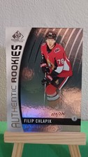 2017-18 SP Game Used Authentic Rookies Rainbow 028/220 Filip Chlapik #129 