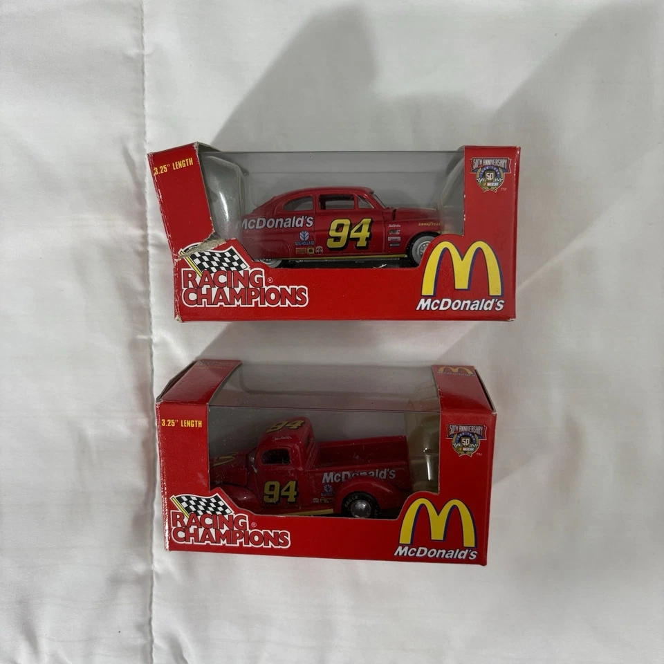 Racing Champions #94 Bill Elliott McDonald's 50 aniversario 1998 lote de 7 Foto 4 de 4
