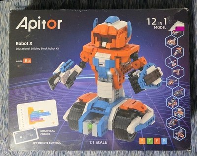 Apitor Robot X, STEM Robot Toys for Kids 8-12 App-Enabled Educational Coding Toy