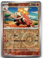 Crocalor 037/198 Reverse Holo Scarlet & Violet Base Set