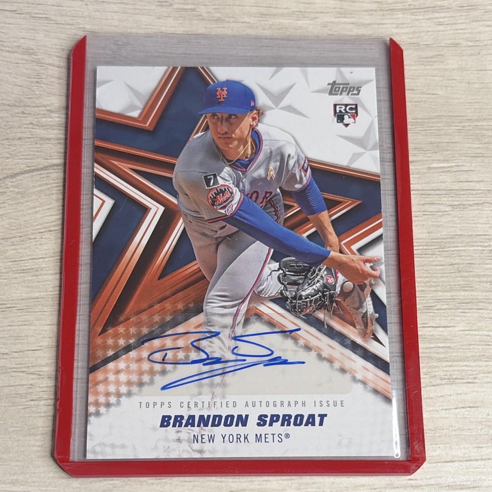 Topps 2026 Series 1 Baseball Stars Autographs Brandon Sproat RC Auto #BSA-BSP