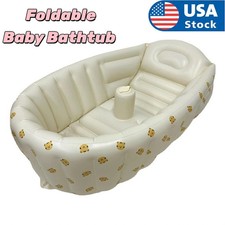 Baby Inflatable Bathtub Portable Foldable Baby Bath Pool Bath Seat For Intensely