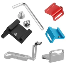 Cold Shoe Mount Adapter for DSLR Camera Rig Quick Release L Bracket Plate Handle