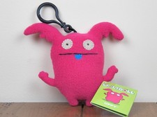 Uglydolls Uppy 4.5" Plush Backpack Clip Stuffed Keychain Pink Ugly Doll  NEW 