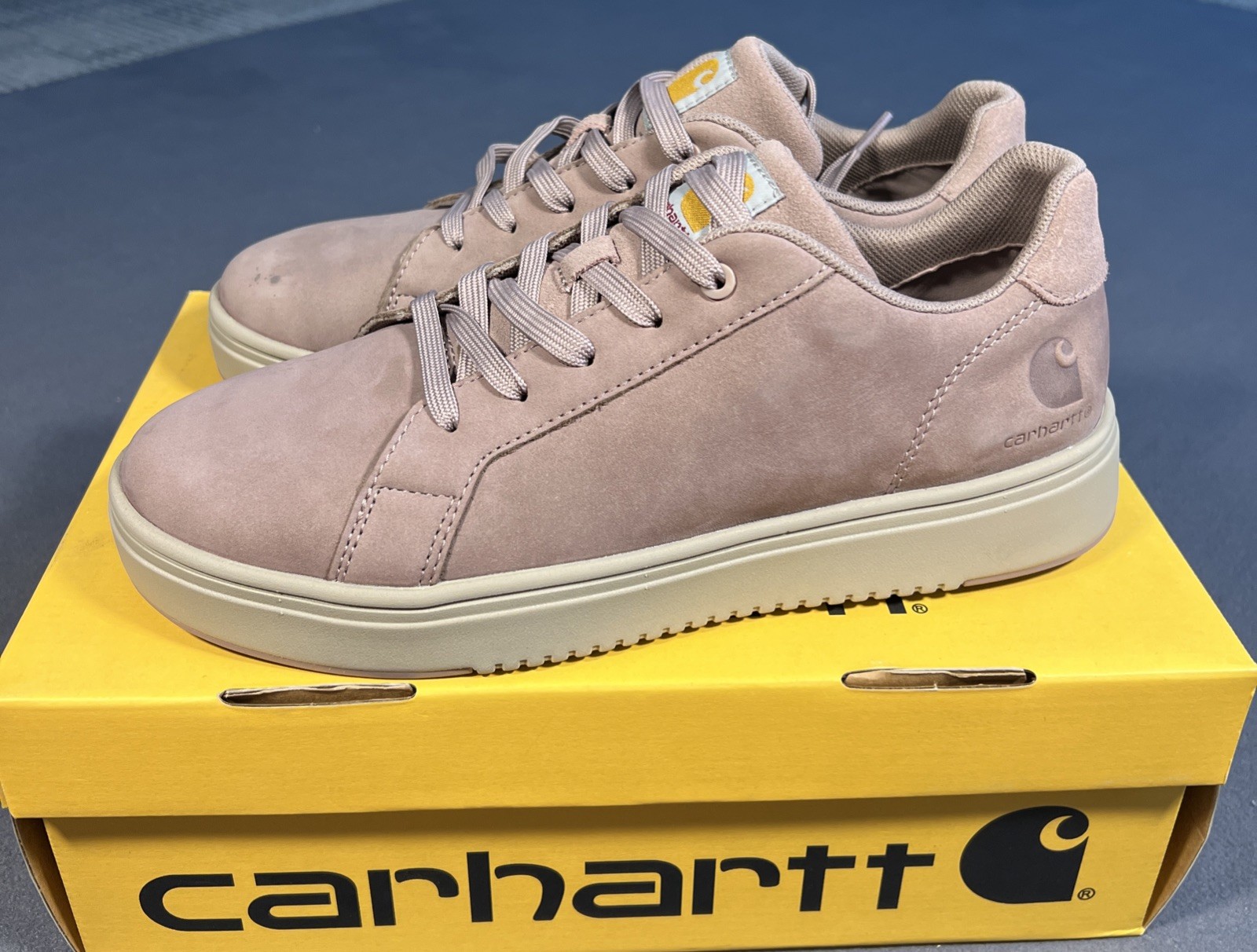 Carhartt Detroit Leather Sneakers Womens 9M  Lavender Mauve Comfort  NEW *READ*