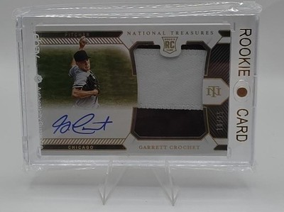 2021 National Treasures Garrett Crochet /25 MEM Auto RC Chicago White Sox