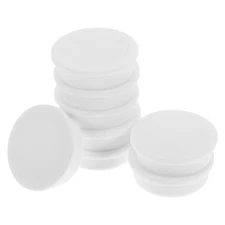  8 Pcs T-shaped End Cap Tube Hole Plugs Silicone Stopper Pipe Caps