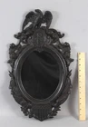 Large Antique 1862, Civil War Gilded Cast Iron McClellan Photograph Mirror Frame