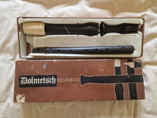 Vintage tenor recorder by Dolmetsch in original box