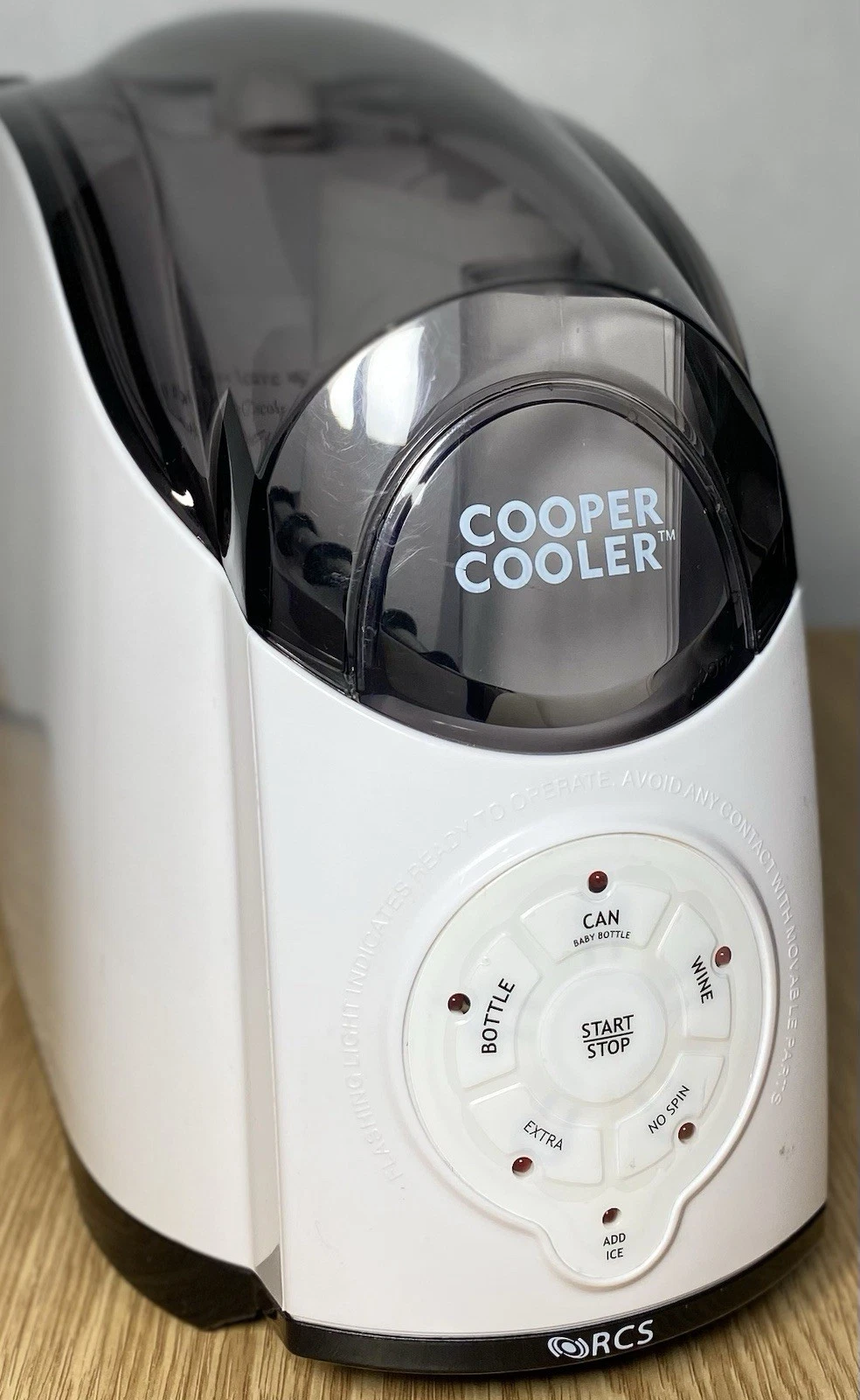 Cooper Cooler HC01 Rapid Beverage Chiller Wine Beer Soda Cooler EUC Manual Works