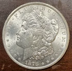 1878 CC MORGAN DOLLAR CHOICE UNC BRIGHT WITH GREAT LUSTER