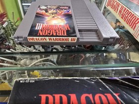 Dragon Warrior III 3 (Nintendo NES, 1992) RPG Game Box Manual RARE Tested Works 