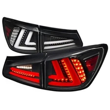 Spec-D Tuning LT-IS25006JMLED-TM LED Tail Lights for 06 to 08 Lexus IS250  Bl...