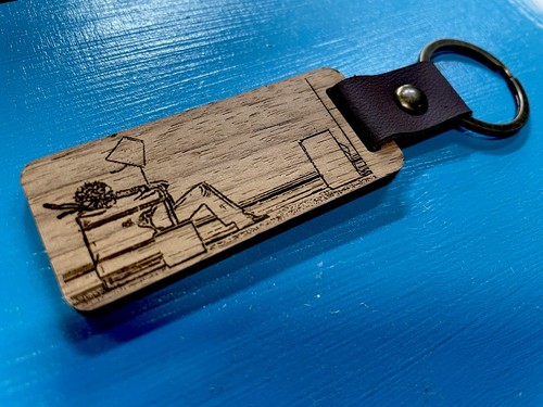 Wood Key Chain JBL MODEL L100 CENTURY SPEAKERS