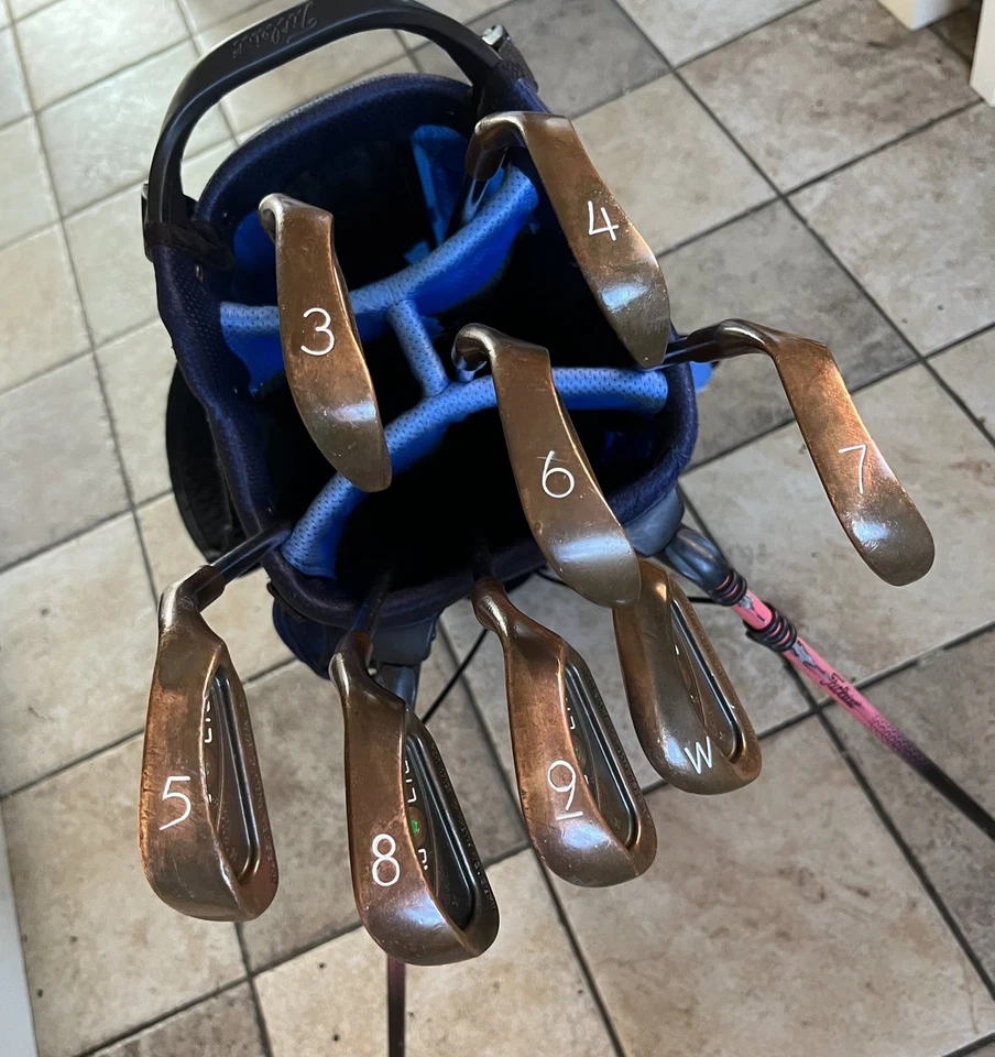 Ping Eye 2+ BeCu Beryllium Copper Irons Set (3-PW) Green Dot ZZ Lite Stiff +1/2” - Image 3 of 4