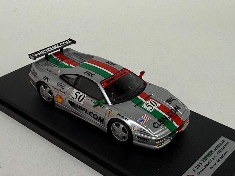 1/43 BBR Gasolina Ferrari F355 Challenge EE. UU.-Pacific Ed Martínez ABG305 Foto 4 de 4