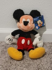 Vintage Disney Mickey Mouse Bean Bag Plush 12 inches NWT