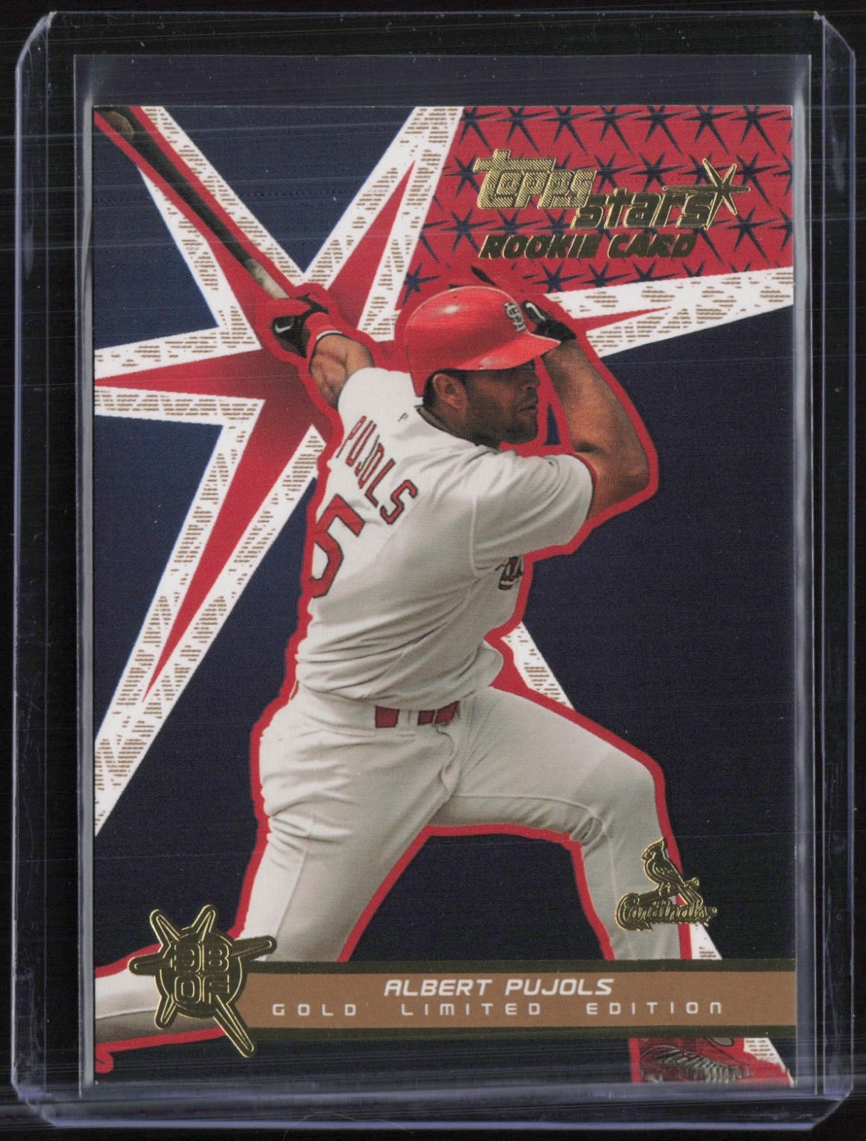 2001 Topps Stars Gold #198 Albert Pujols /499 RC Rookie