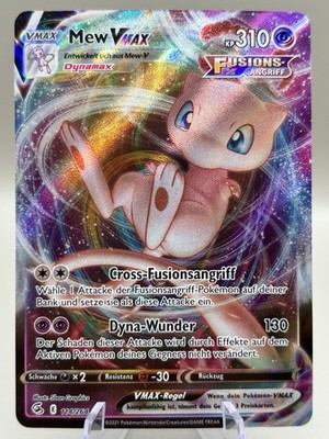 Pokemon Mew VMAX | Deutsch 114/264 Fusionsangriff | Near Mint