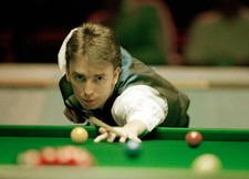 Ken Doherty of Ireland at the Royal Liver Assurance snooker tourna- Old Photo