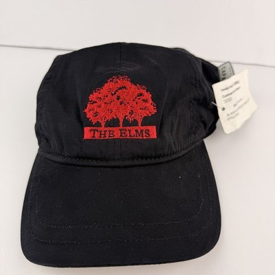 The Elms Black Hat New With Tags Black Cap Hat Adjustable Hat Black Adult Hat